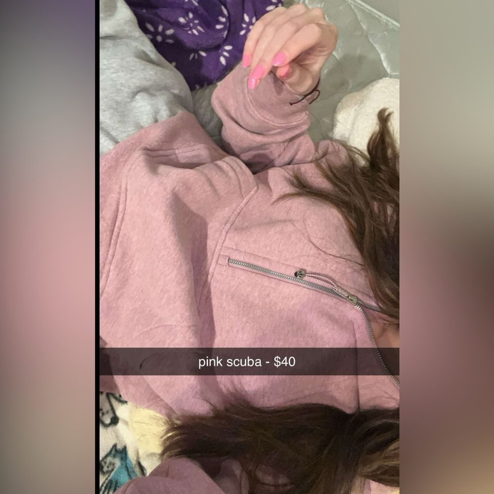 pink lululemon scuba size small